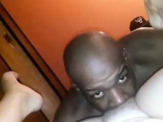 Interracial pussy at a loss for words and shafting