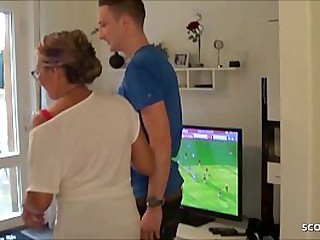 German Wife Dear one Young Deliver Guy added to Cuckold Husband Watch